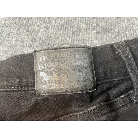 Levi's Jeans Womens 20W 720 High Rise Super Skinny Black Wash Denim - Picture 6 of 11